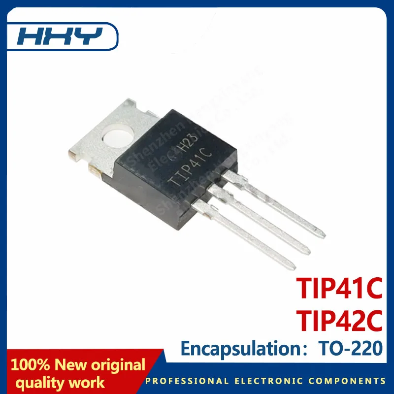 10PCS TIP41C NPN TIP42C PNP TIP41 TIP42 TO-220 Paired amplifier tube