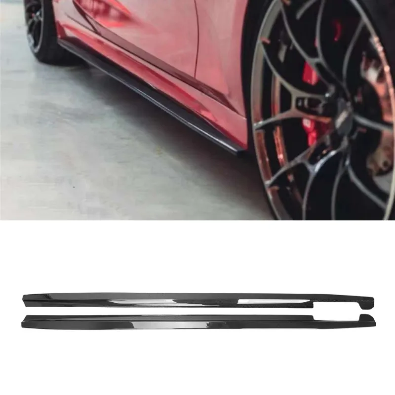 High Quality AC style Carbon fiber side skirts For BMW 3 Series  G20 G28 2019+ Sline Side skirt