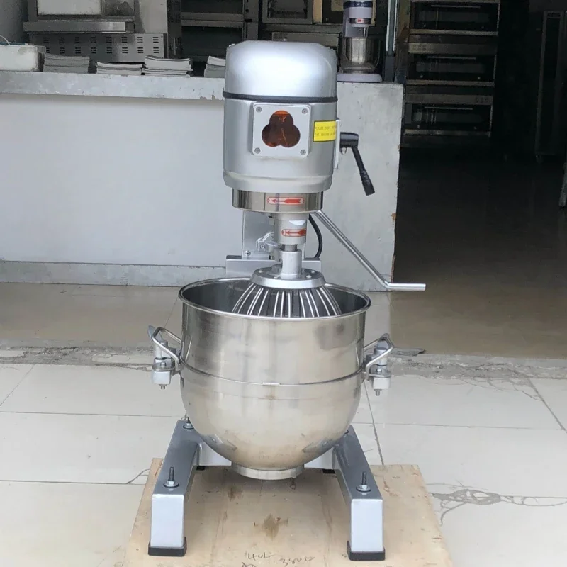 Mixer pengaduk makanan Spiral, alat pencampur adonan roti, pengocok susu, telur, makanan komersial, industri elektrik