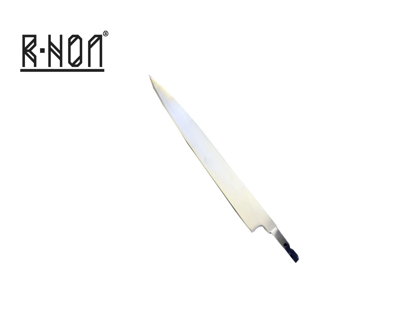 Лезвие для ножа Sujihiki RHON DIY, японская кухонная сталь VG10, двустороннее, для нарезки лосося и сашими, без рукоятки