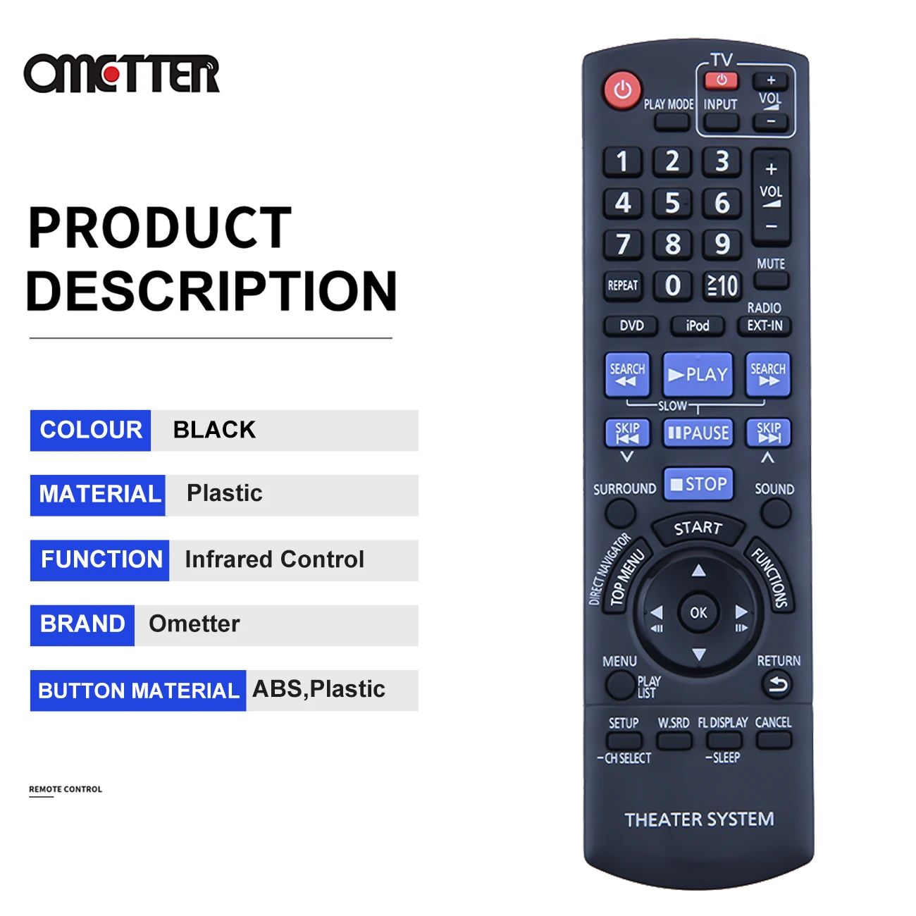 N2QAYB000360 N2QAYB000366 استبدال عن صالح لباناسونيك DVD المسرح المنزلي نظام الصوت SC-PT464 SC-PT570 SB-HF470 SB-HC470