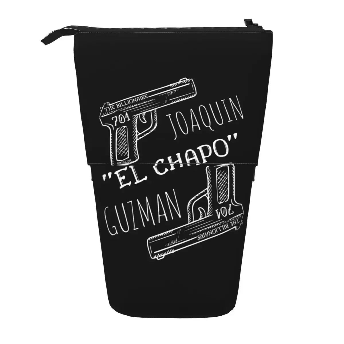 Joaquin El Chapo - Guzman Narcos Crime TV Pablo EscobarReversible Pencil Case for Students Gifts Pen Box Pencil Bag