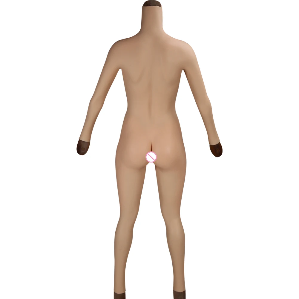 Eyung Full Body Silicone Onesie No Oil Crossdresser Sissy Shemale Drag Queen Silicone Bodysuit Silicone Breast Forms Suit