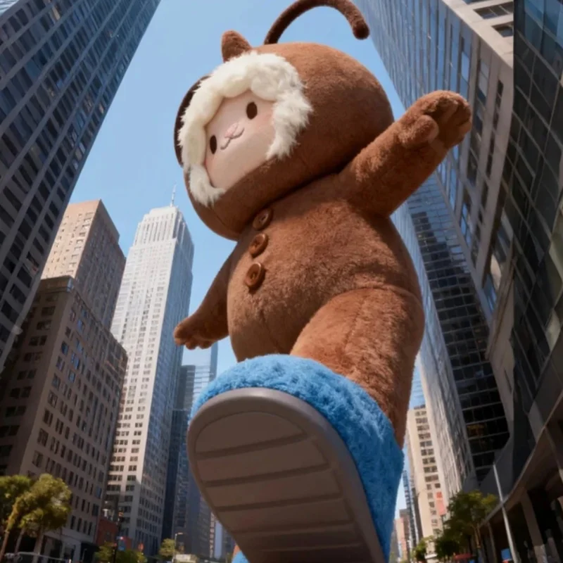 本物のグンぬいぐるみかわいいキーホルダー素敵なギフトデスクトップ装飾品トレンディなおもちゃハングタグ包装サプライズボックス