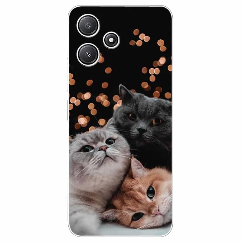 For Xiaomi Redmi 12 4G 5G Case Silicone Painted Soft Clear Cover for XIAOMI Redmi 12 4G 6.79\'\' Shell Funda Redmi 12 5G TPU Coque