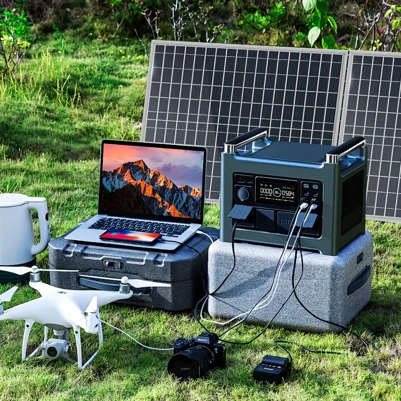 All-in-One 500W/1000W Solar Charger Kit – 12V Portable Power Bank with 100A Regulator for Home, Caravan & Outdoor Adventures