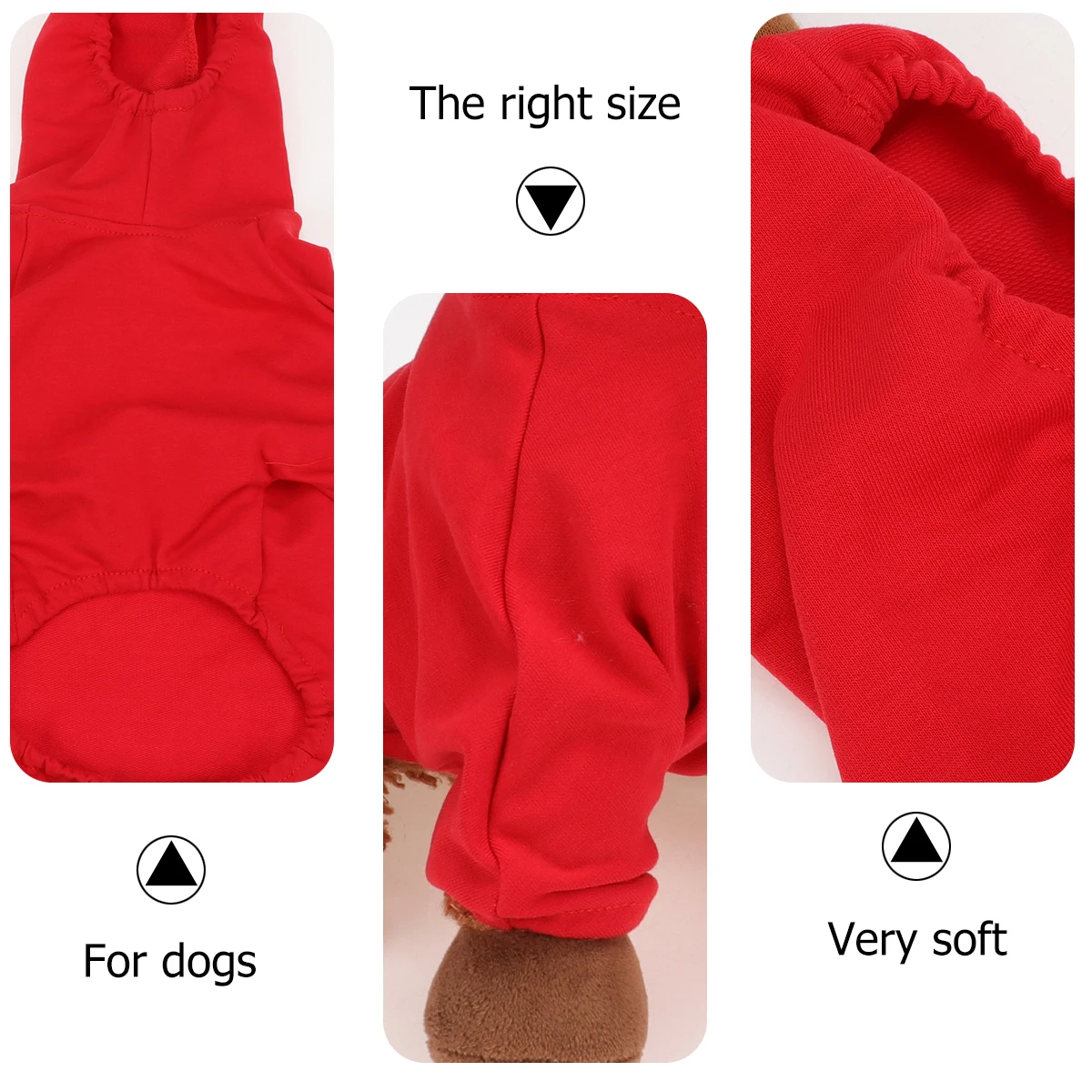 

Apple Shaped Dog Clothes Cotton Costume for Pet Halloween Birthday Photo Supplies Warm Funky Outdoor Red Design Dog Sweater