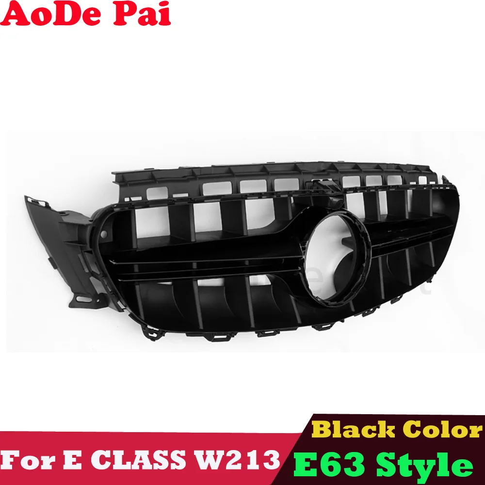 2016-2020 W213 Grille GTR GT Panamericana Style Front Bumper Grill Mesh Hood For Mercedes E Class W238 A238 C238 E300 E350 E63