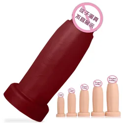 Bold Fisted Big Size Anal Plug for Male Female Use, Liquid Silicone Anal Plug Sex Toys for Women Man Masturbator Sexual Products