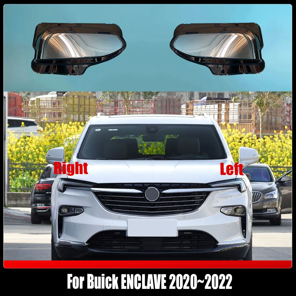 

Car Accessories Headlamp Cover Transparent Shade Lamp Headlight Shell Lens Plexiglass For Buick ENCLAVE 2020~2022