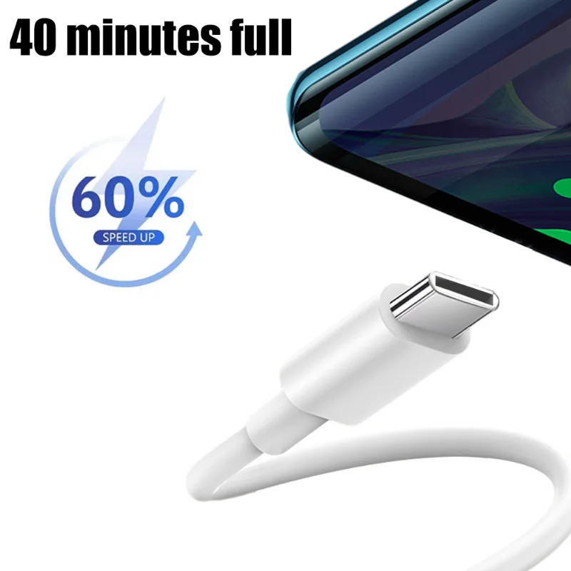 100W Double Type C Cable Super Fast Charing Line for Xiaomi Samsung Huawei Honor Quick Charge 2 USB C Port PD Cables Data Cord