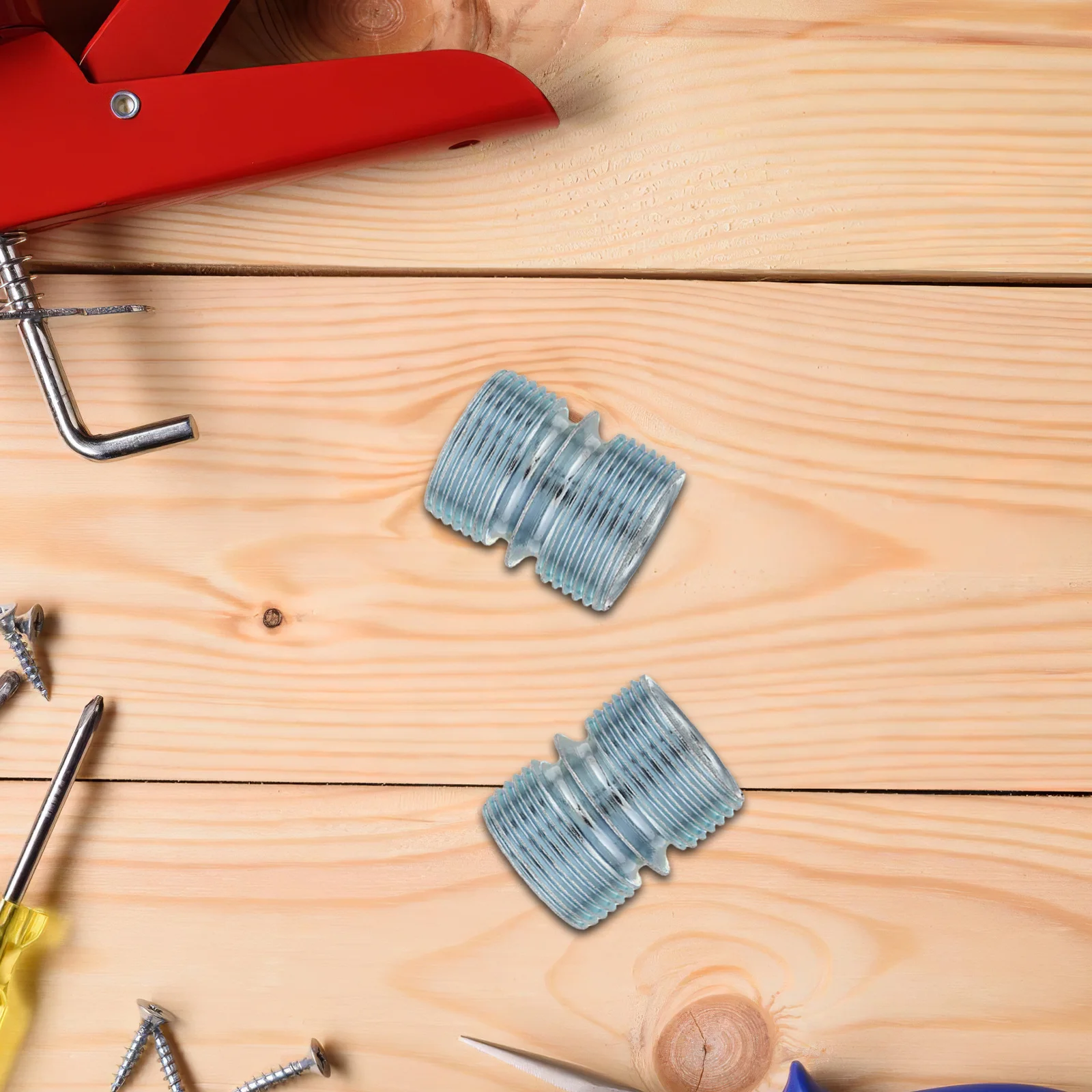 20 قطعة رف معدني موصل المكسرات 25 مللي متر Od فتحة مزدوجة تصميم رفوف الأسلاك موصلات لدعم الحمل الموثوق في المساحات الصناعية