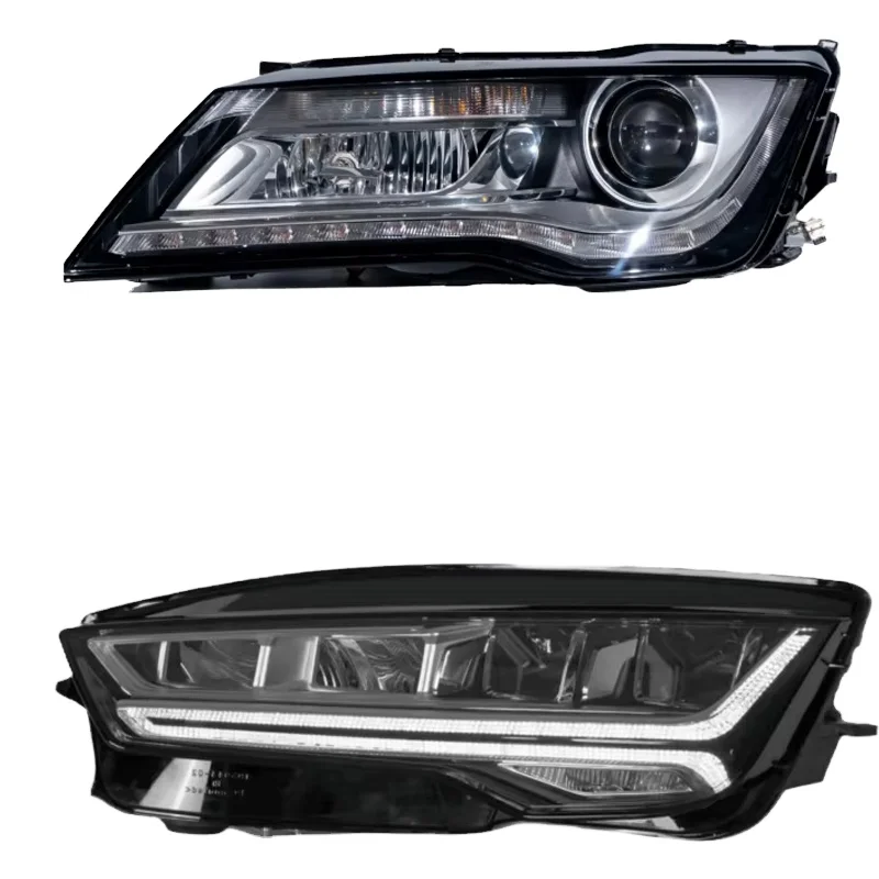 

For Audi A6L Headlight Assembly 12V for 12-18 Models Matrix LED Daytime Running Light C7 Flowing Turn Signal