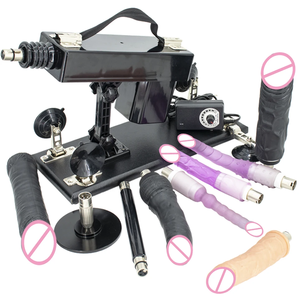 Sexual dildo thrust machine with Different Dildos for Woman masturbation sex toy with suction cup