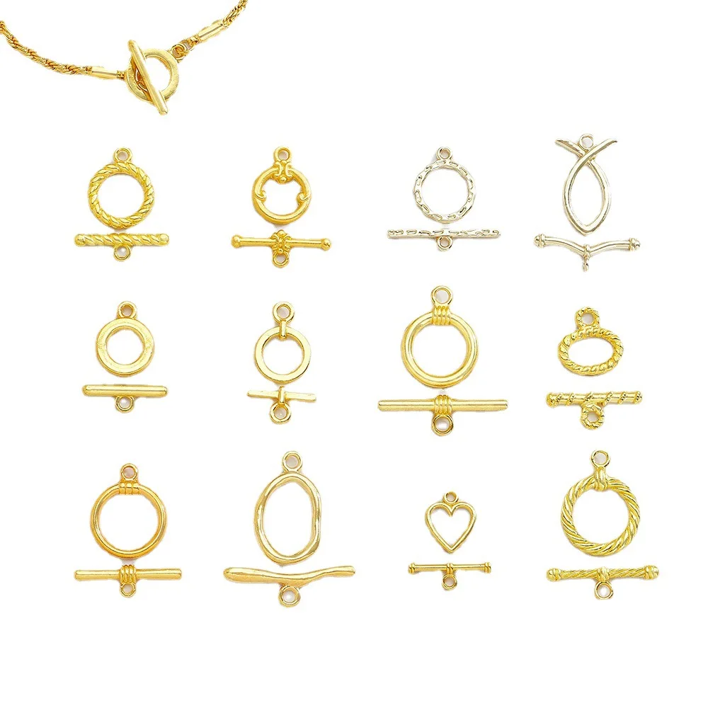 DIY material jewelry accessories, buckles, bracelets, connecting buckles, ending buckles, gold jewelry accessories