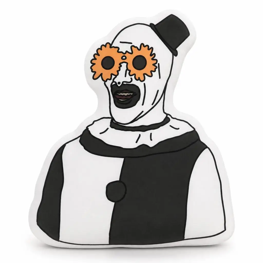 Art the clown Horror Terrifier Plush Pillow Cushion Irregular Stuffed Throw Pillow Home Decor Gift Sofa Bed Couch