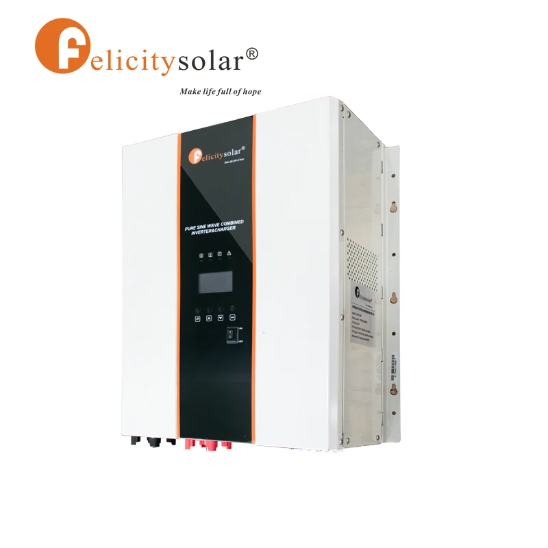 Onduleur de batterie solaire hybride, onduleur MPPT à phase divisée, puissance Sicile, convertisseur CC à CA, 110 W, 220V, 6000 V