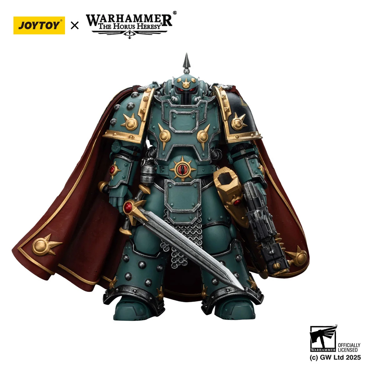 

Joytoy Warhammer The Horus Heresy Sons of Horus Legion Champion 1/18 Scale Action Figure Model Toy for Collectors In Stock
