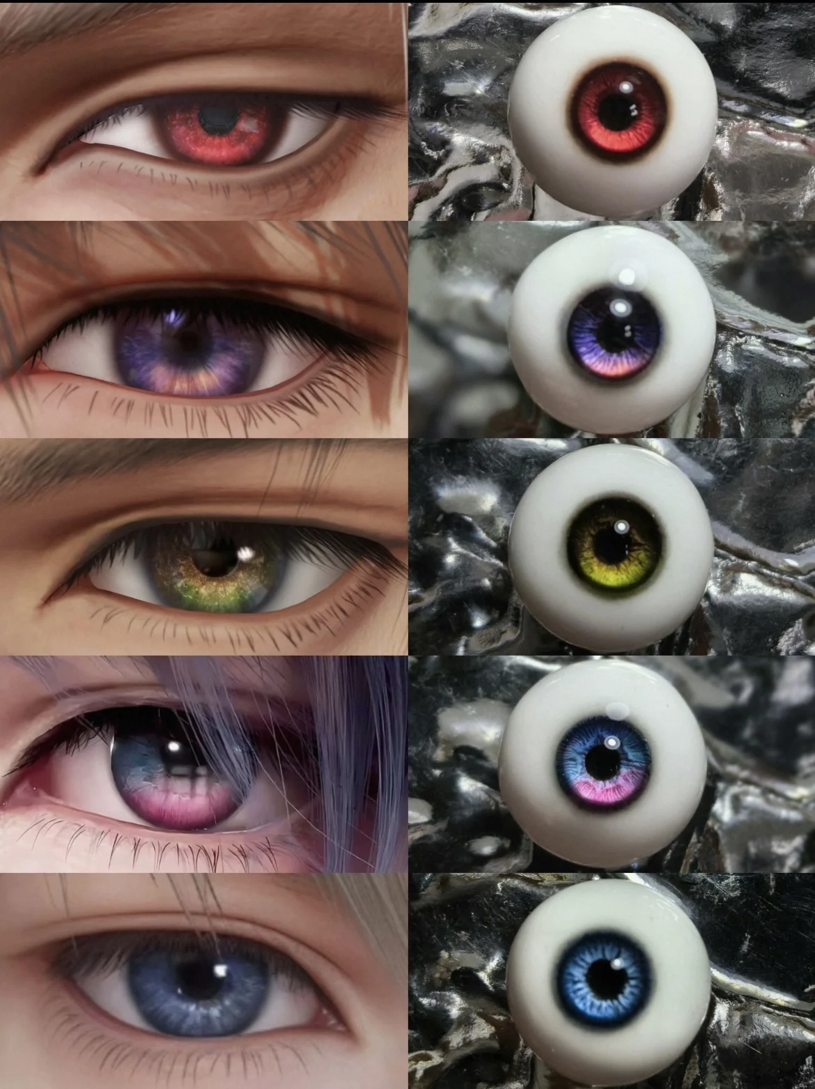 

Eyes For Doll 1/3 1/4 BJD Eye Craft Eyeballs Doll Accessories Free Shipping