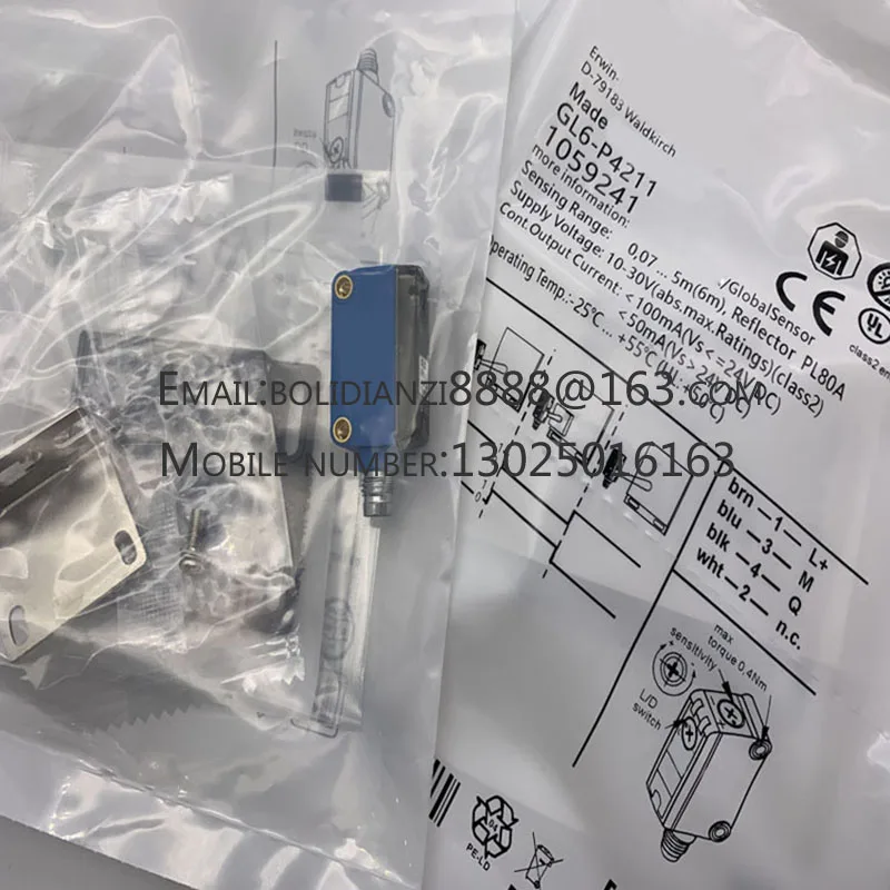 

Original Mirror Reflection Photoelectric SenSor GL6G-P4212/N1211/N1212/P1212/N4211/P1211