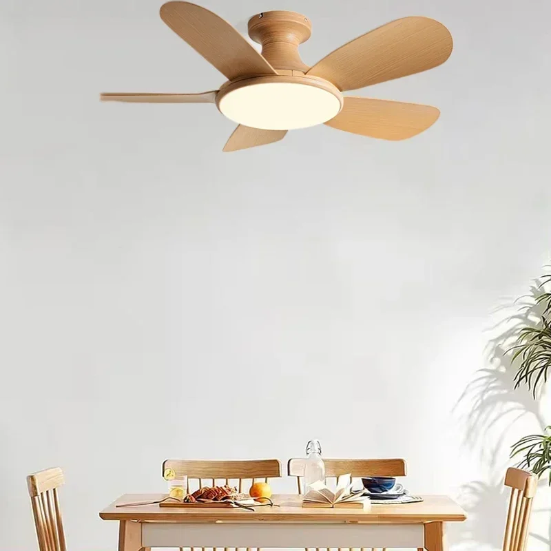 Modern Ceiling Fans with Remote Control and Low Floor DC Motor for Energy Saving Simple Home Fan 110-220V