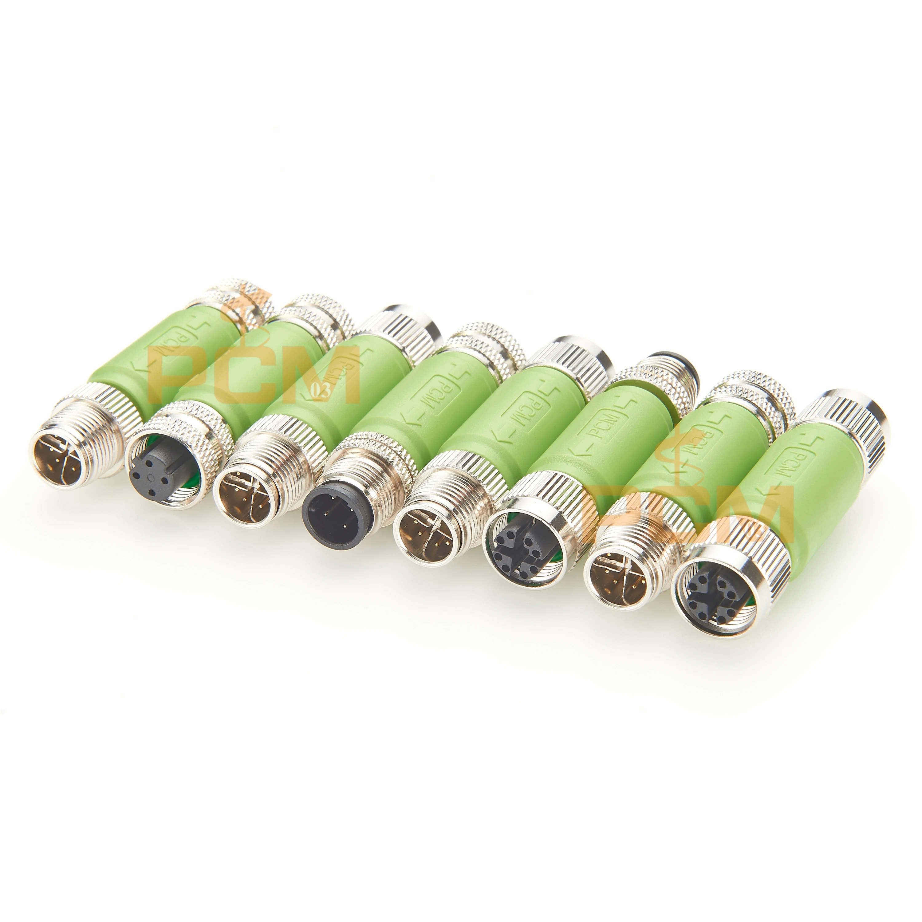 M12 X coded 8pin connector female to female Adapter High-Speed Gigabit Ethernet Coupler for Industrial Network System Camera