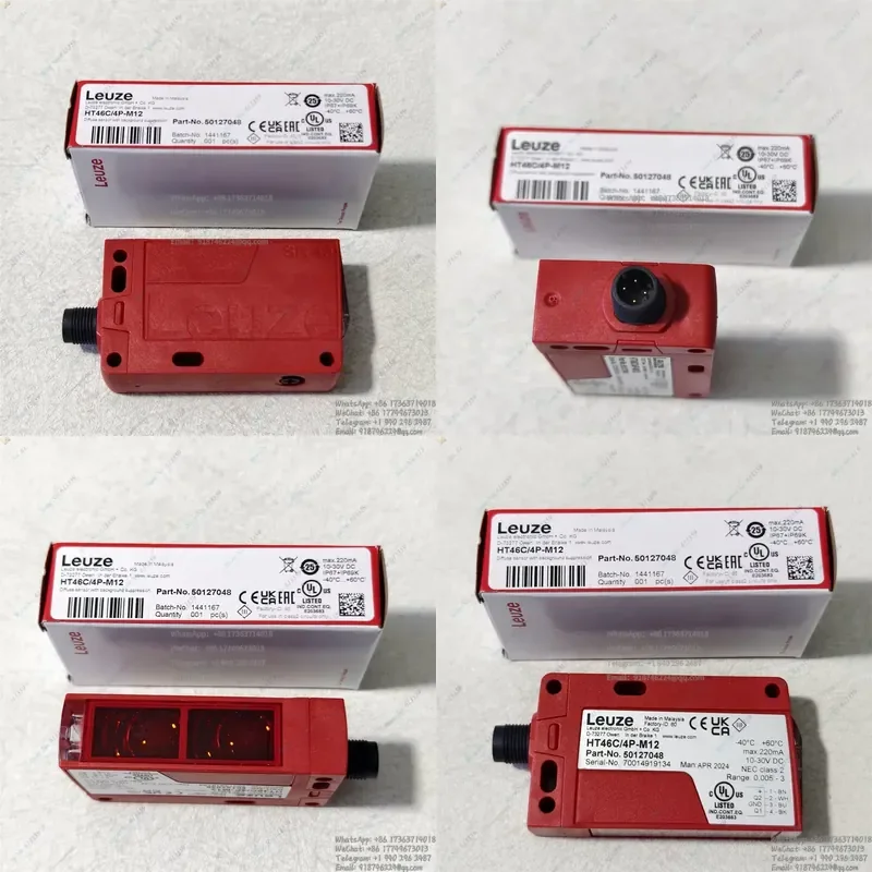 

HT46C/4P-M12 50127048 LEUZE New Photoelectric Switch Sensor