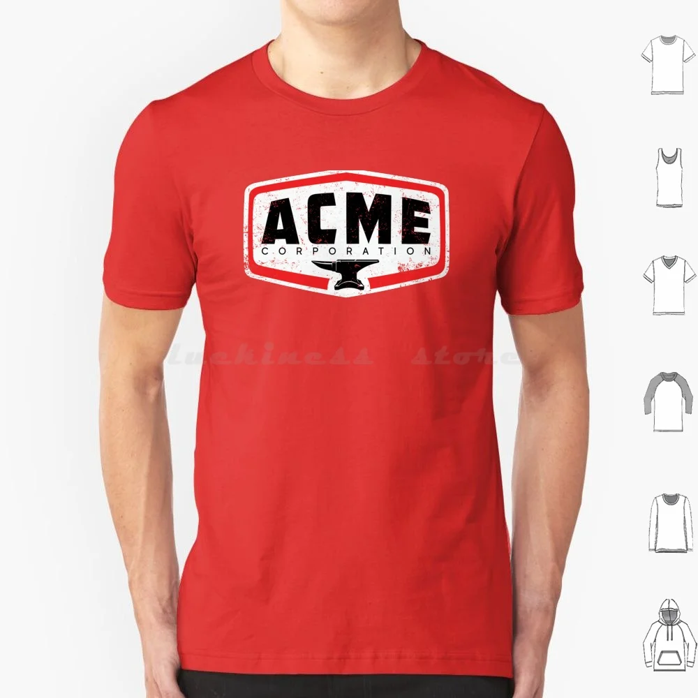 Acme Logo ( For Light Shirts ) T Shirt 6Xl Cotton Cool Tee Acme Corporation Anvil Cartoon Cartoons Coyote Dynamite Ray Gun