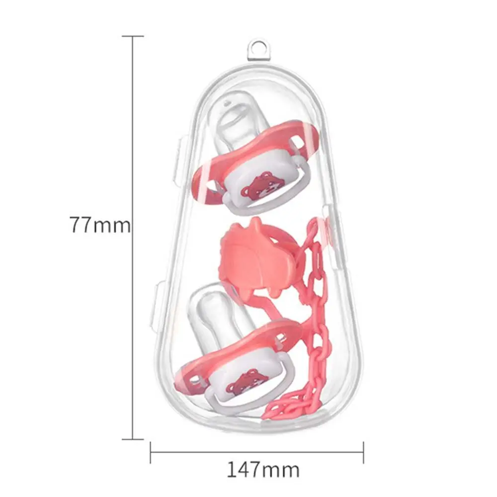 Nette Silikon Neugeborenen Baby Geschenk Flache runde Kopf Säuglings Schlaf Nippel Schnuller Brustwarzen Schlaf Schnuller Set Cartoon Baby Schnuller