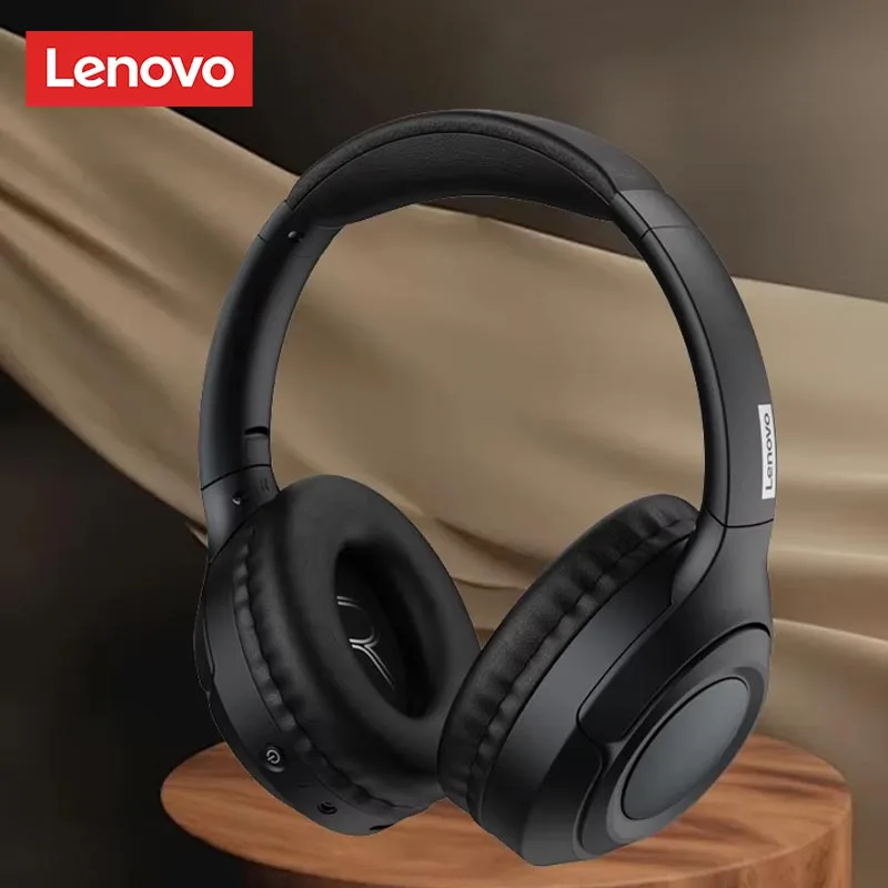 Chioce Lenovo TH54 Wireless Bluetooth 5.4 Headphones Over Ear Gaming Earbuds With Mic Hd Calling Active Noise Reduction Headset