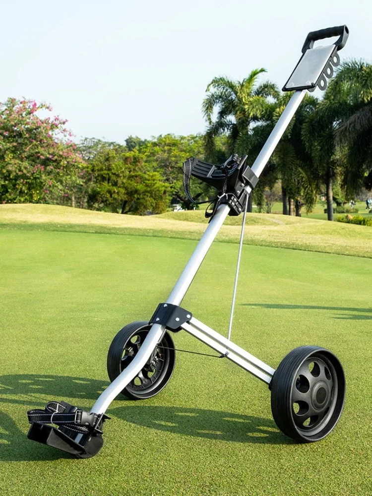 PGM – chariot de Golf pliable à deux roues, sac de poussée à main, chariot à main, cours de Golf QC002