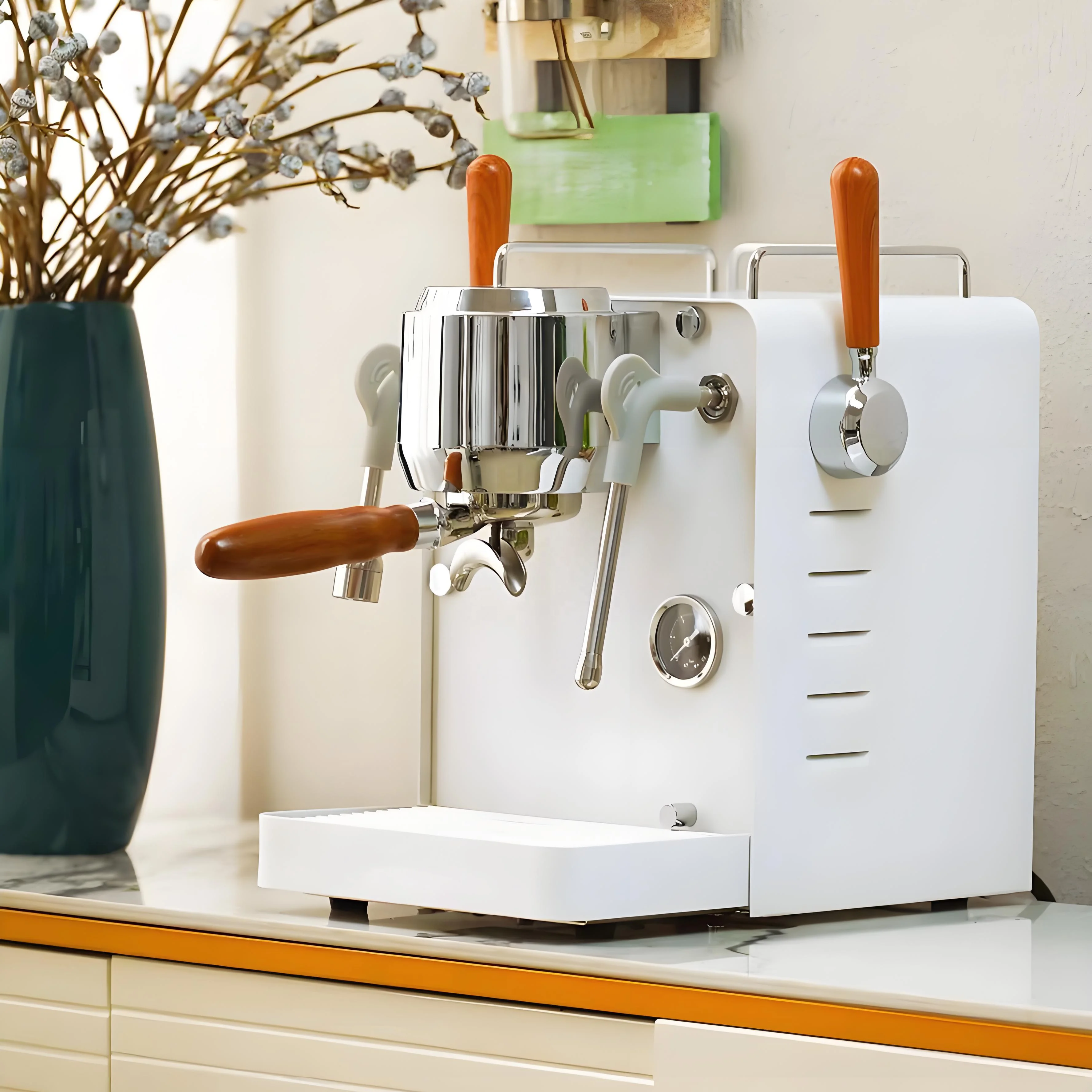 58mm Extraction System Pressure Gauge Semi AutomaticCoffe Cafe Cafeteras Coffee Espresso Machine
