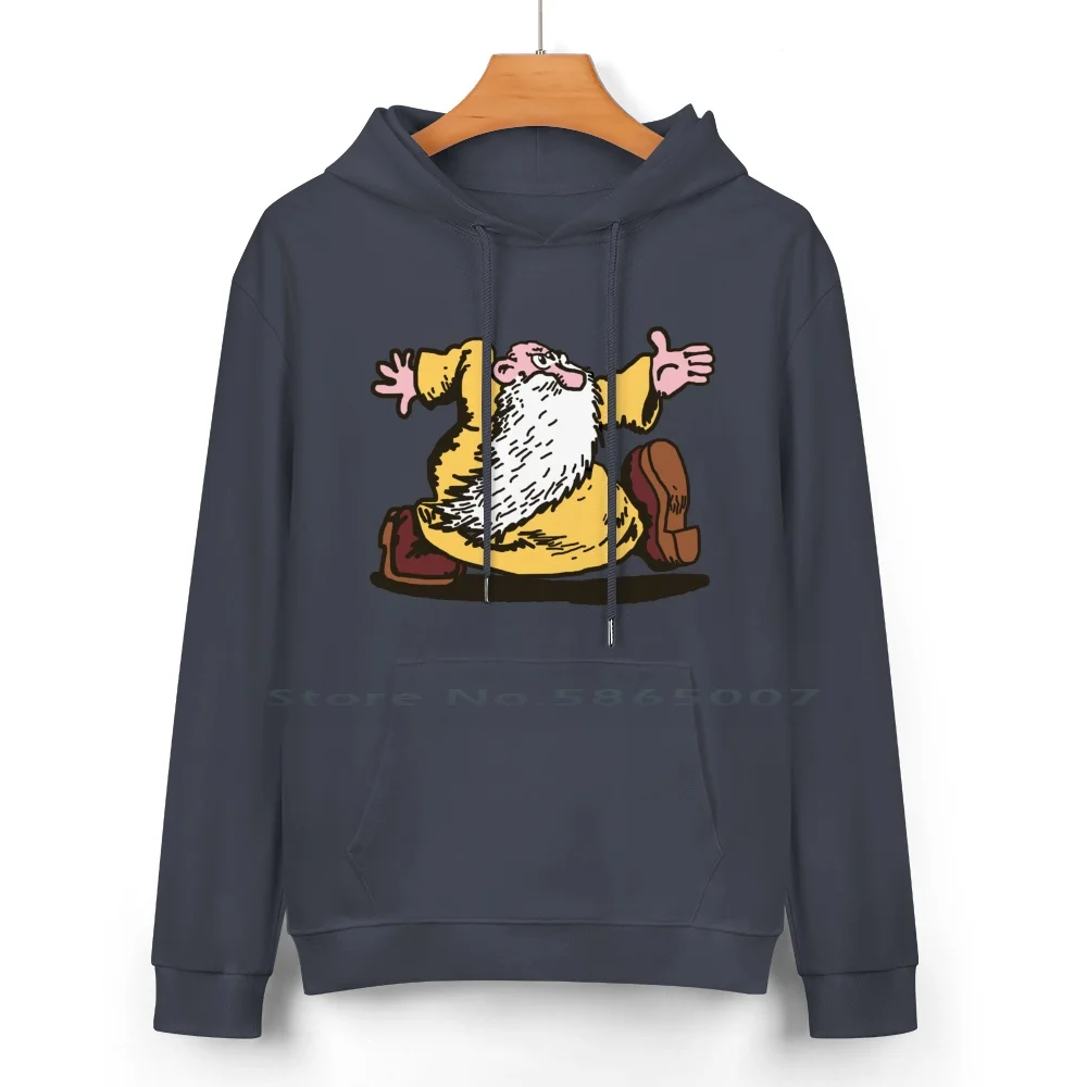 Keep On Truckin' Mr Natural Just Passin Pure Cotton Hoodie Sweater 24 Colors Mr Natural Just Passin Robert Crumb Freak Gas