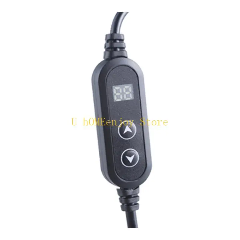 B0KF Universal USB Type C To 5525 Power Cable Connectors 5V 20V Adjustable Voltages