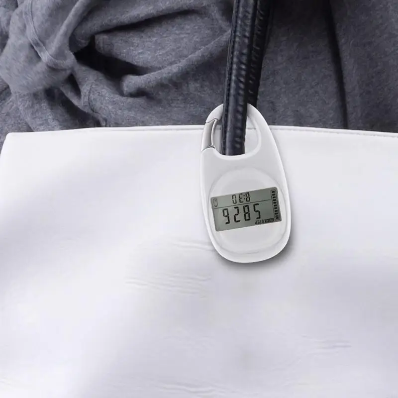 

20RC Simple Walking Pedometer Step Counter with Clip Accurately Track Step & Miles/for Km Calories Burned & Activity for Time