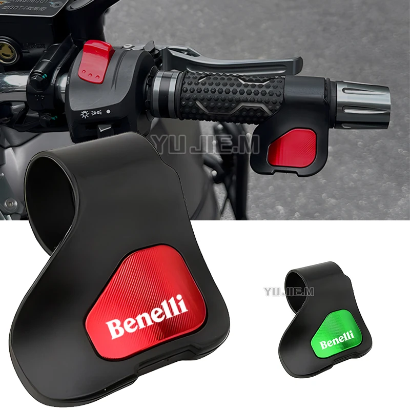 FOR BENELLI Universal Motorcycle Handlebar Assistant Accelerator Assist Grips Throttle Clip Labor-Saving Handle Booster