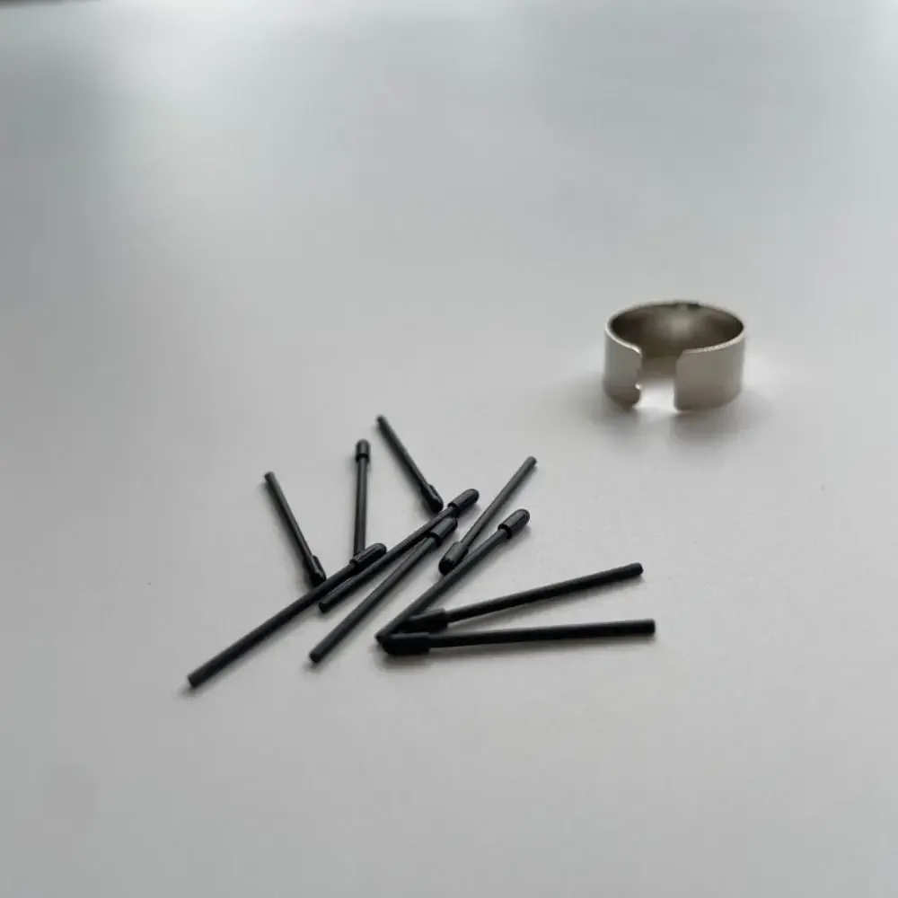 Replacement Drawing Tablet Tips with Clip Durable Pen Refills Set Smooth POM for Wacom Pro Pen 3 PTK470 670 870 DTH135 172 271