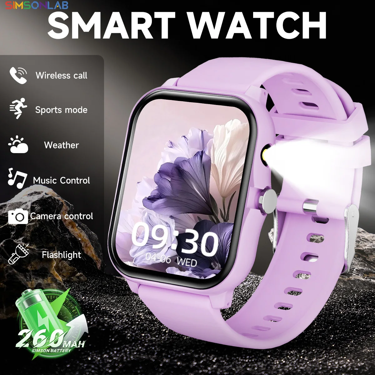 2026 New Men Ladies Smart Watch Bluetooth Talk 1.83 inch HD Display Social Notifications Music Control for Android IOS  iPhone