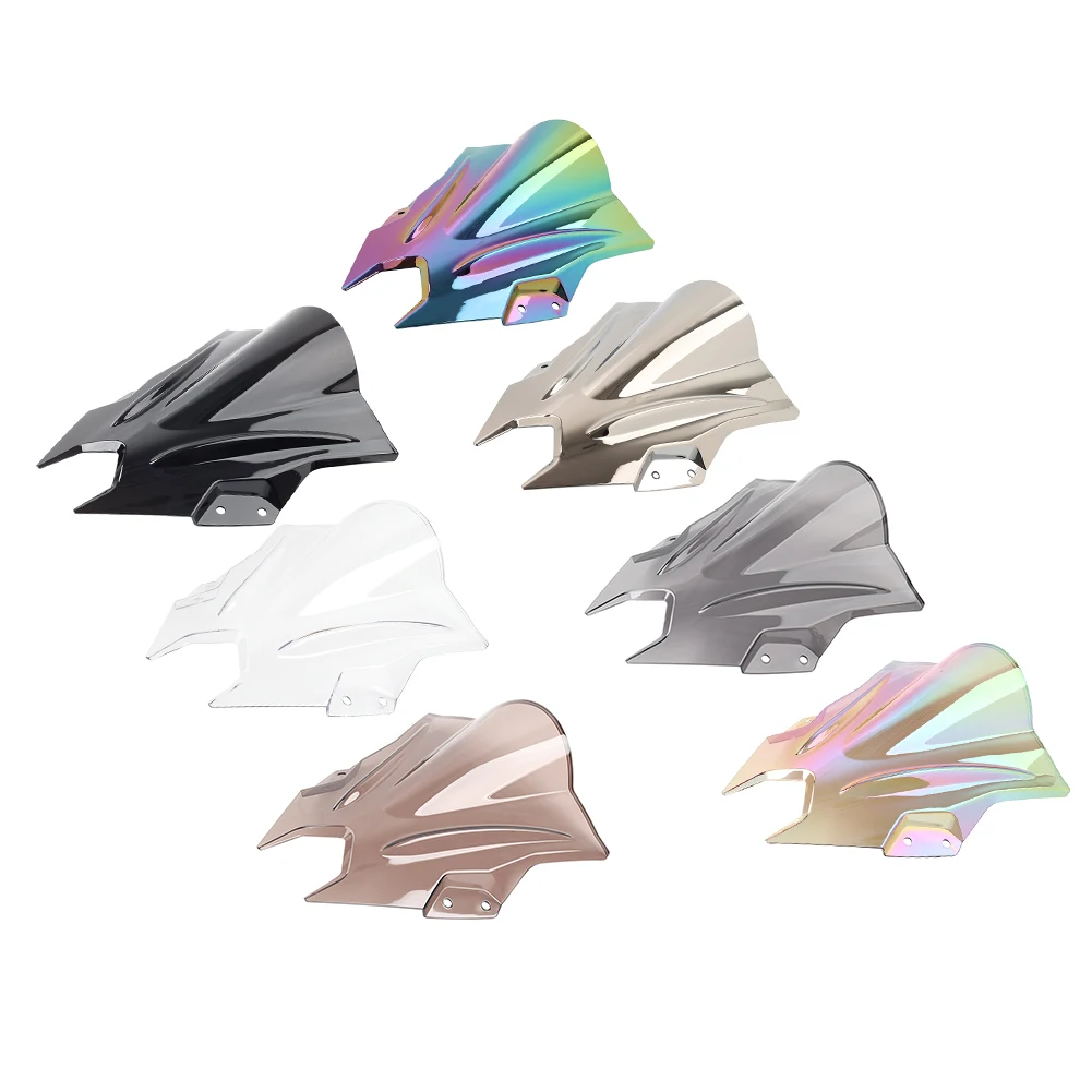 Motorcycle Windshield Windscreen Wind Screen Deflector ABS Plastic For Kawasaki NINJA 500 EX500R 2024-2025