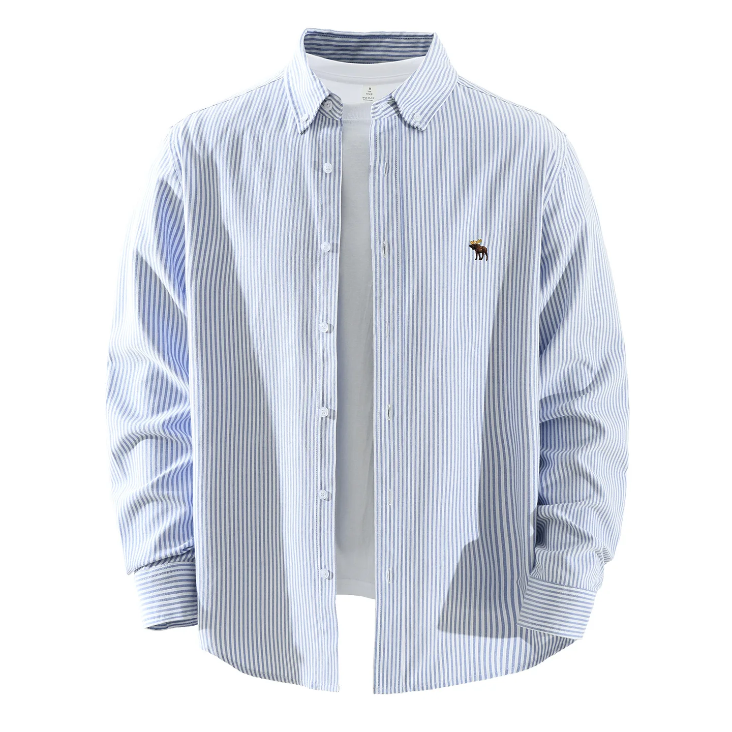 

Japanese Sle Men's Loose Fit Long Sve Striped irt Casual Versatile Artistic Loose Top Daily Wear Pure Cotton Fabric
