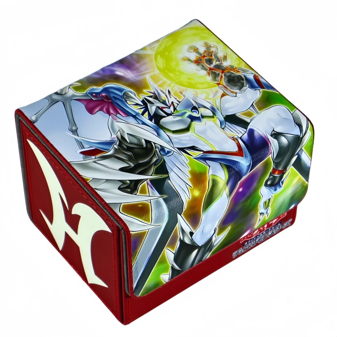 Yu-Gi-Oh! Caixa Magnética de Couro DIY Tema Elemental HERO Cosmo Neos para Armazenamento de Cartas de Coleção do Jogo Elemental HERO Neos