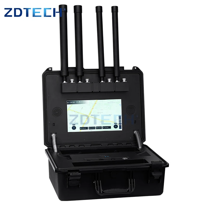 Portable Drne Signal Detector System 10KM Detection Range Route Pilot UAV Location Detail ID-Wireless  Modules Product