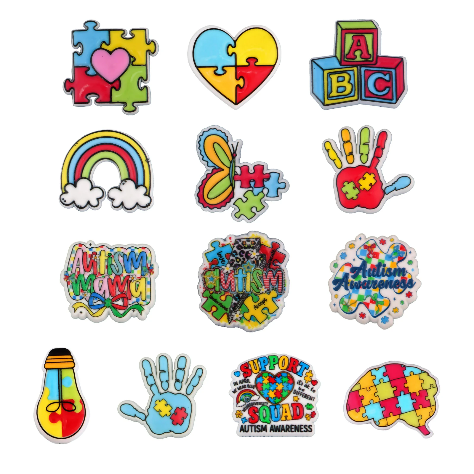 Autism Shoe Accessories Cute - Women'S Accessories Crocs ulasan dan harga
