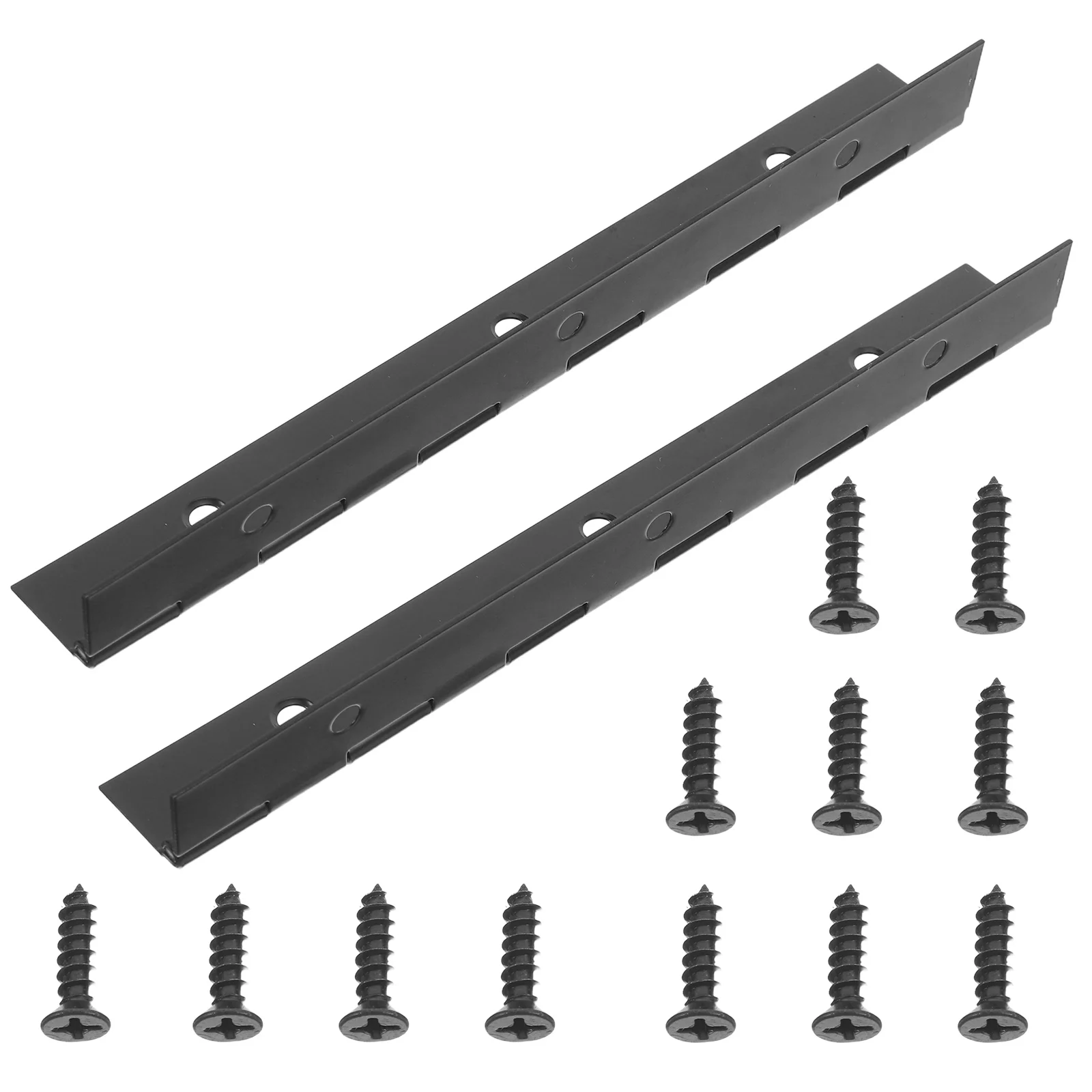 

1Set Black Long Heavy Duty Continuous Hinges Piano Hinges for Cabinets Folding Doors Wood Boxes Black Stainless Steel Hinge