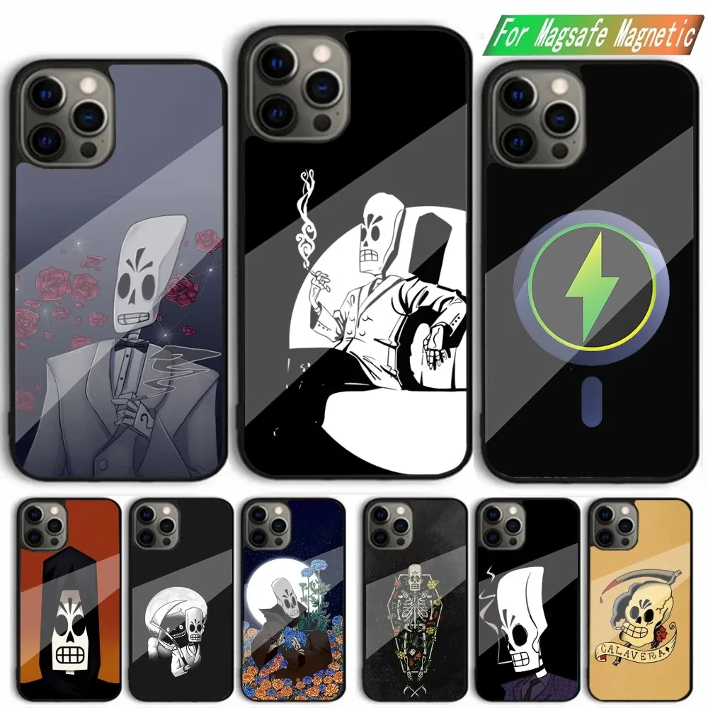 Game G-Grim Fandango Phone Case For iPhone 15,14,13,12,11,Plus,Pro,Max Mini Magsafe Magnetic Wireless Charging