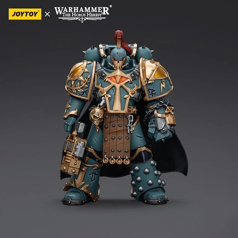 

40k 1/18 Action Figure Anime 12.4cm Sons of Horus Legion Archon with Power Fist Series Model Toy