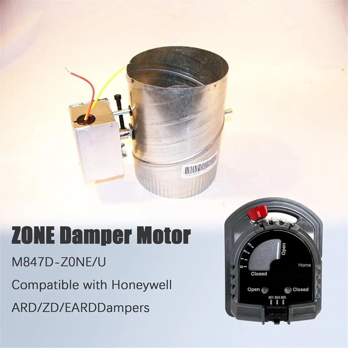 618 Mega Sale M847D Zone Valve Actuator for ARD ZD Zone Dampers Honeywell M847D1004 Zone Valve Actuator Damper Operator 24V