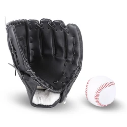 Black/Blue/Brown Outdoor Sport Baseball Glove Softball Practice Size11.5Inch Left Hand For Kids/Adults Training Gloves