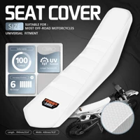 Powerzone-funda de asiento suave Universal para SXF EXC KXF CRF YZF WR TC TE, impermeable, antideslizante, acanalada, para motocicleta