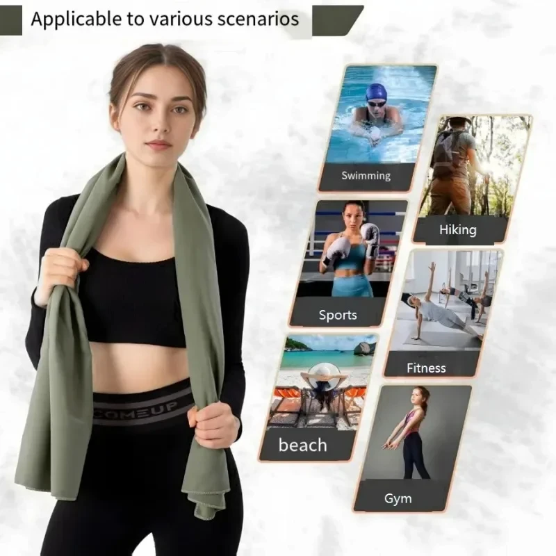 منشفة شاطئ كبيرة الحجم خالية من الرمال من الألياف الدقيقة سريعة الجفاف فائقة الامتصاص منشفة سباحة ناعمة للرجال والنساء، منشفة استحمام كبيرة سميكة